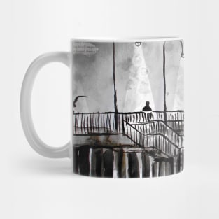 I walked along St Kilda Pier Mug